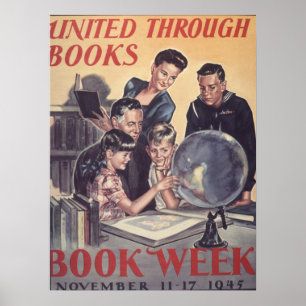 poster da Semana do Livro Infantil de 1945