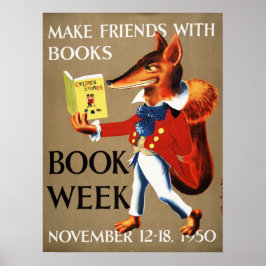 poster da Semana do Livro Infantil de 1950