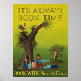 poster da Semana do Livro Infantil de 1956