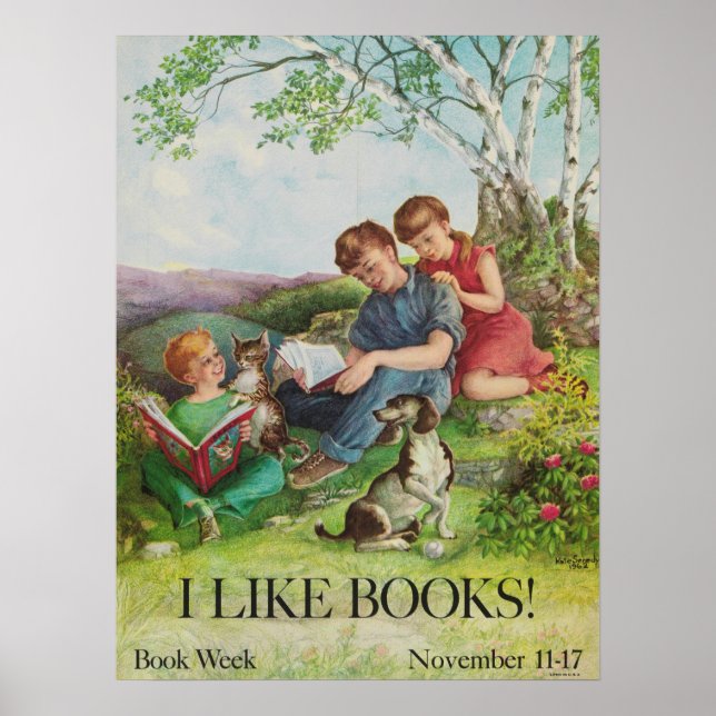 poster da Semana do Livro Infantil de 1962 (Frente)