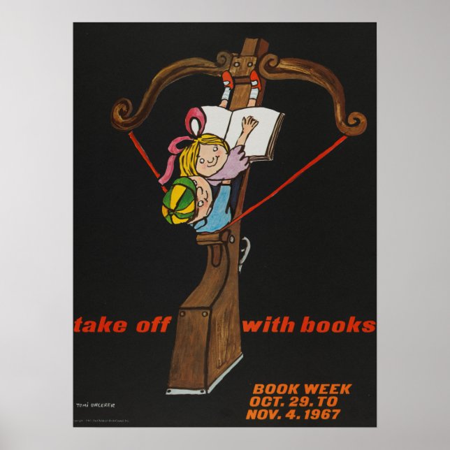 poster da Semana do Livro Infantil de 1967 (Frente)