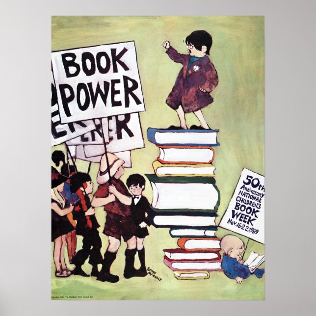poster da Semana do Livro Infantil de 1969 (Frente)