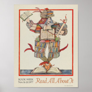 poster da Semana do Livro Infantil de 1977