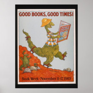 poster da Semana do Livro Infantil de 1985
