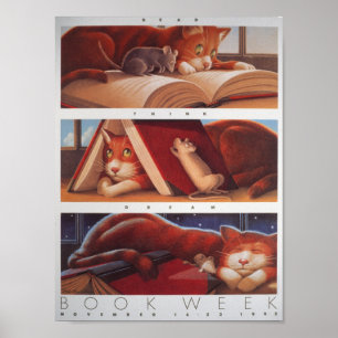 poster da Semana do Livro Infantil de 1992