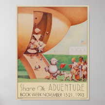 poster da Semana do Livro Infantil de 1993