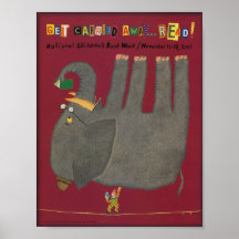 poster da Semana do Livro Infantil de 2001