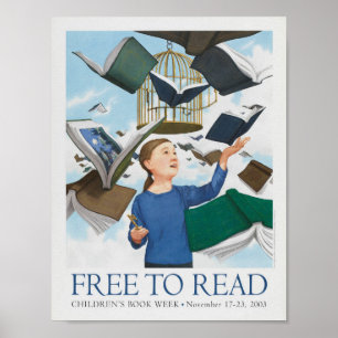 Poster da Semana do Livro Infantil de 2003
