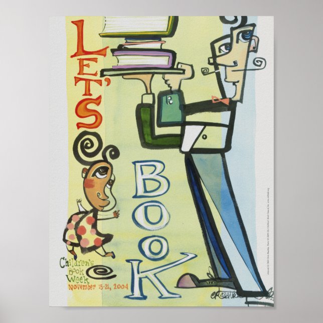 poster da Semana do Livro Infantil de 2004 (Frente)