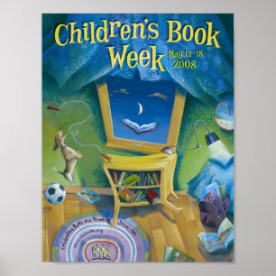 Poster da Semana do Livro Infantil de 2008