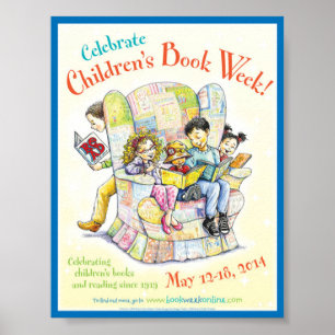 Poster da Semana do Livro Infantil de 2014