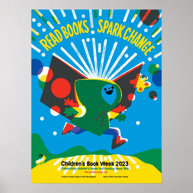 poster da Semana do Livro Infantil de 2023 (Frente)