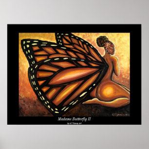 Poster da senhora Borboleta II