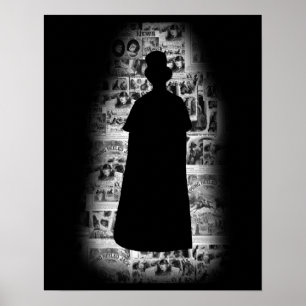 Poster da silhueta de Jack the Ripper