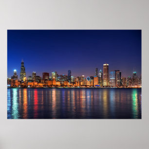 POSTER DA SKYLINE DE CHICAGO