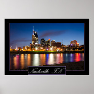 Poster da skyline de Nashville