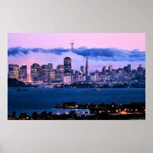 Poster da skyline de San Francisco