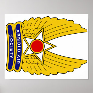 Poster da Sociedade Aérea Oficial Arnold (11" x 8,