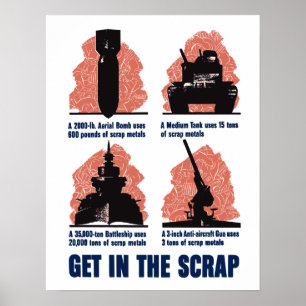 Poster da sucata WW2