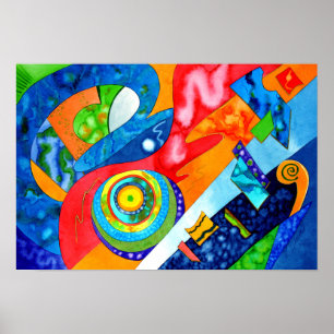 Póster Da "sulco guitarra" por R.A.Brown©