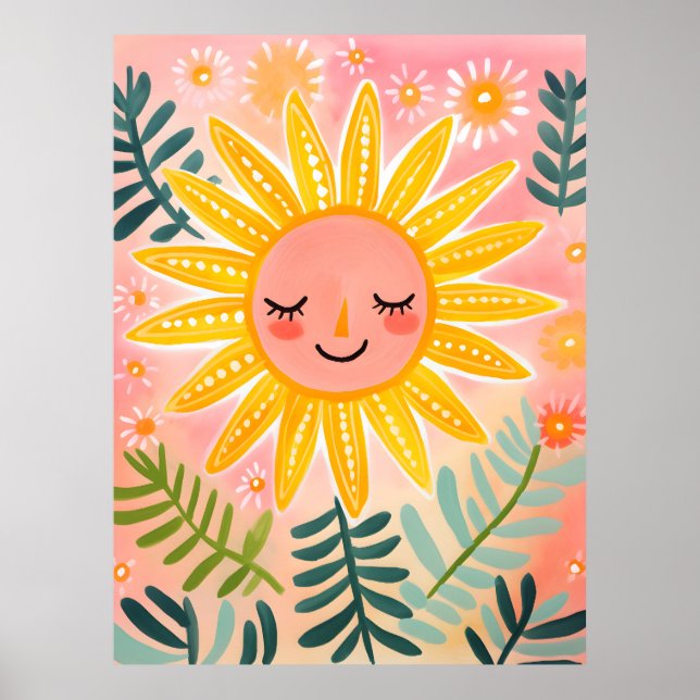 Poster da Sun Nursery Wall Art (Frente)