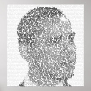 Poster da "Texto-Arte" de Obama