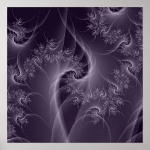Poster da torção do roxo e do branco