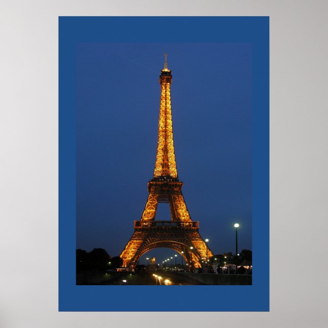 Poster da Torre Eiffel (Frente)