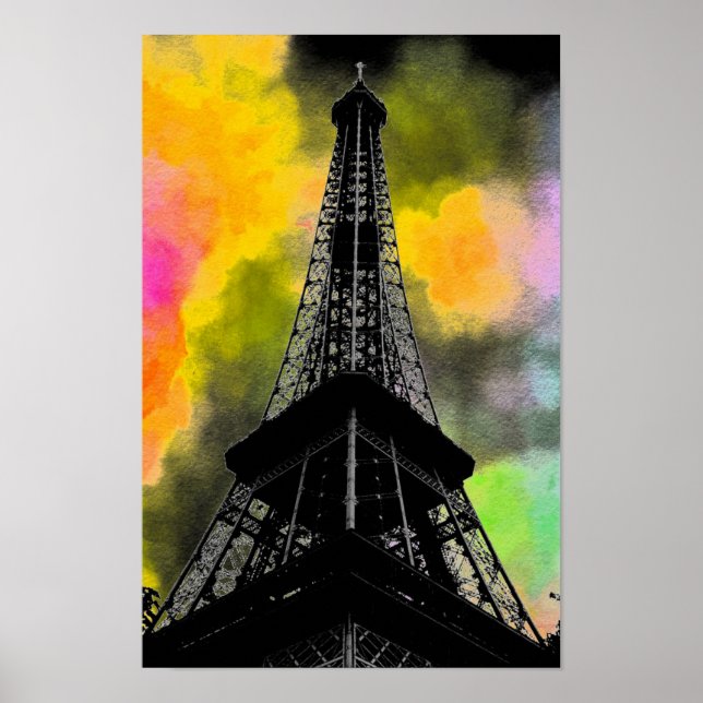 Poster da Torre Eiffel (Frente)