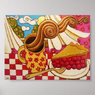 Póster Da "torta cereja "