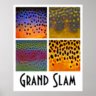 Poster da truta do grand slam