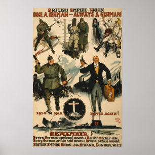 Poster da união do Império Britânico