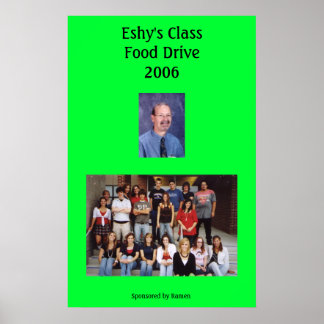 Poster da unidade comida