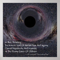 Poster da Via Látea Black Hole Lovecraft
