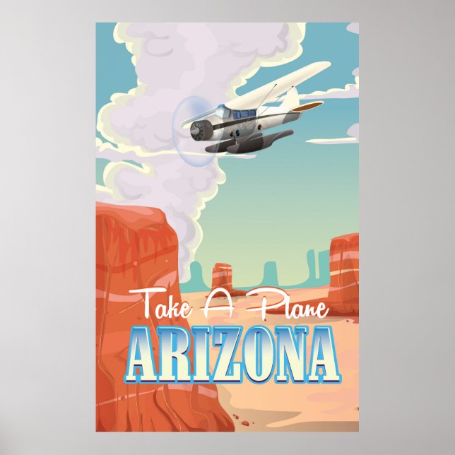 poster da viagens vintage arizona (Frente)