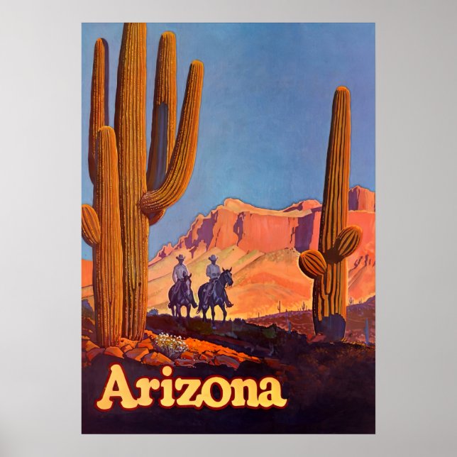 Poster da Viagens vintage arizona (Frente)