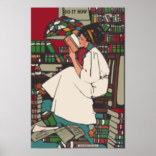 Poster da Vintage College Girl