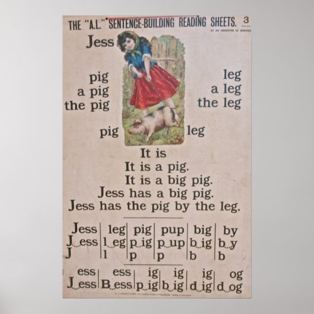 Poster da Vintage School (Frente)