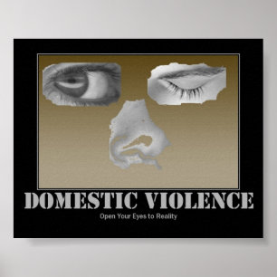 Poster da violência doméstica
