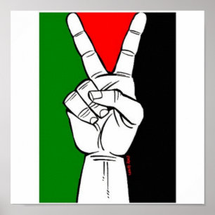 Poster da vitória de Palestina