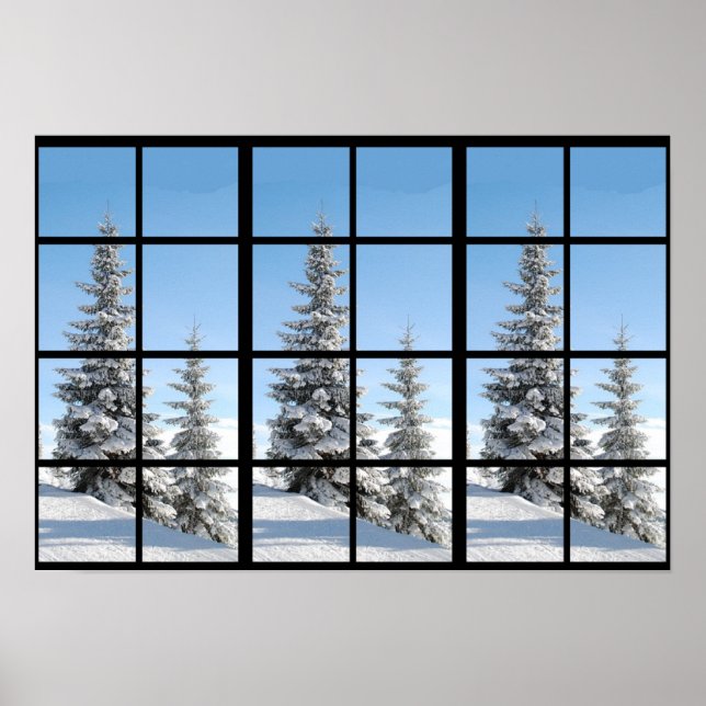 Poster da Wonderland de inverno (Frente)