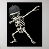 Dabbing Skeleton Pirate Halloween Kids Jolly Roger