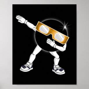 Poster Dabbing Total Solar Eclipse 2024 Totality Dab Boys