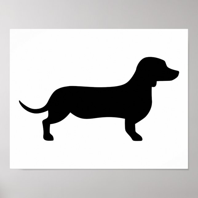 Póster Dachshund (Frente)
