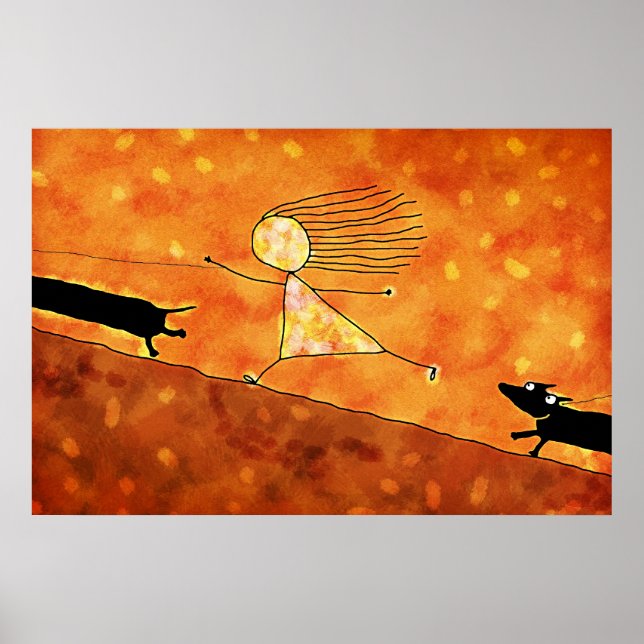 Poster Dachshund (Frente)