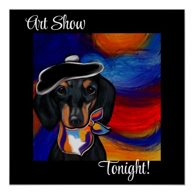 PÓSTER DACHSHUND (Frente)