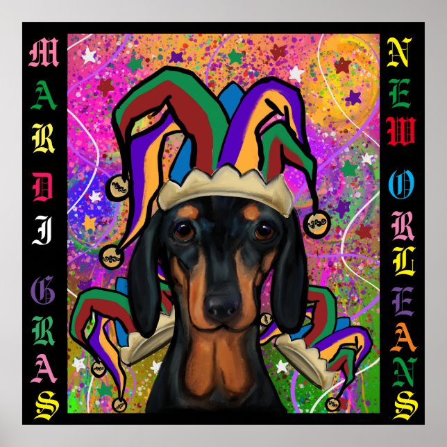 Poster Dachshund (Frente)