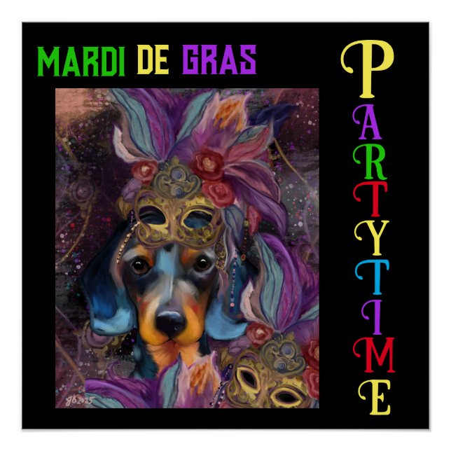 Póster Dachshund       (Frente)