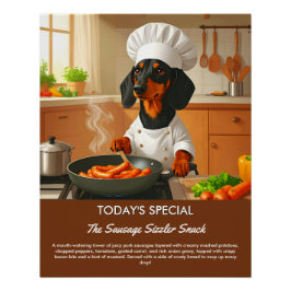Póster Dachshund "Sausage Dog"