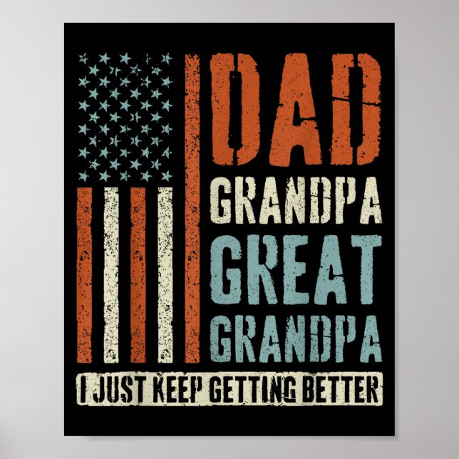 Poster Dad Grandpa Great Grandpa  (Frente)